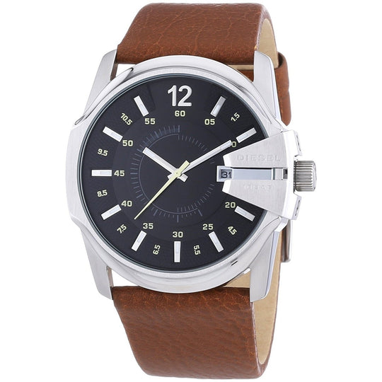Diesel Men's DZ1617 Master Chief Brown Leather Watch