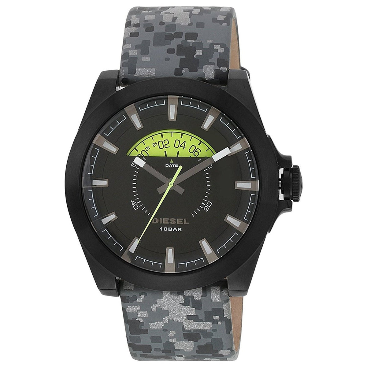 Diesel Men's DZ1658 Arges Grey Leather Watch