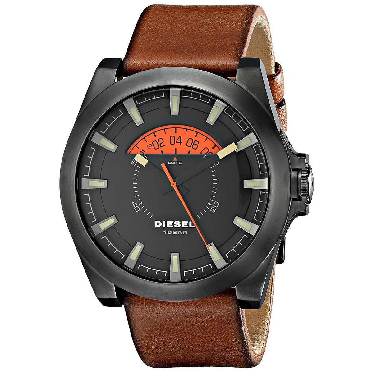 Diesel Men's DZ1660 Arges Brown Leather Watch