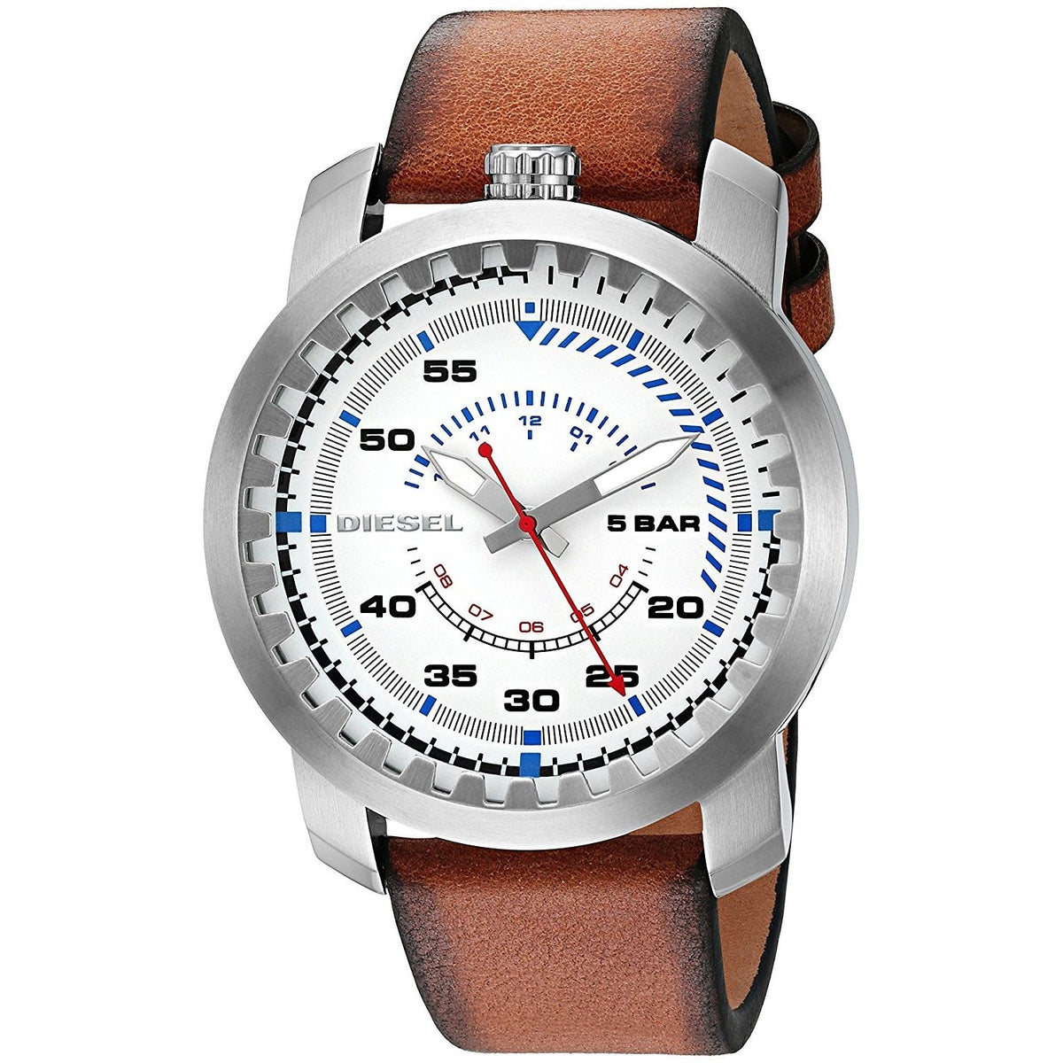 Diesel Men's DZ1749 Rig Brown Leather Watch