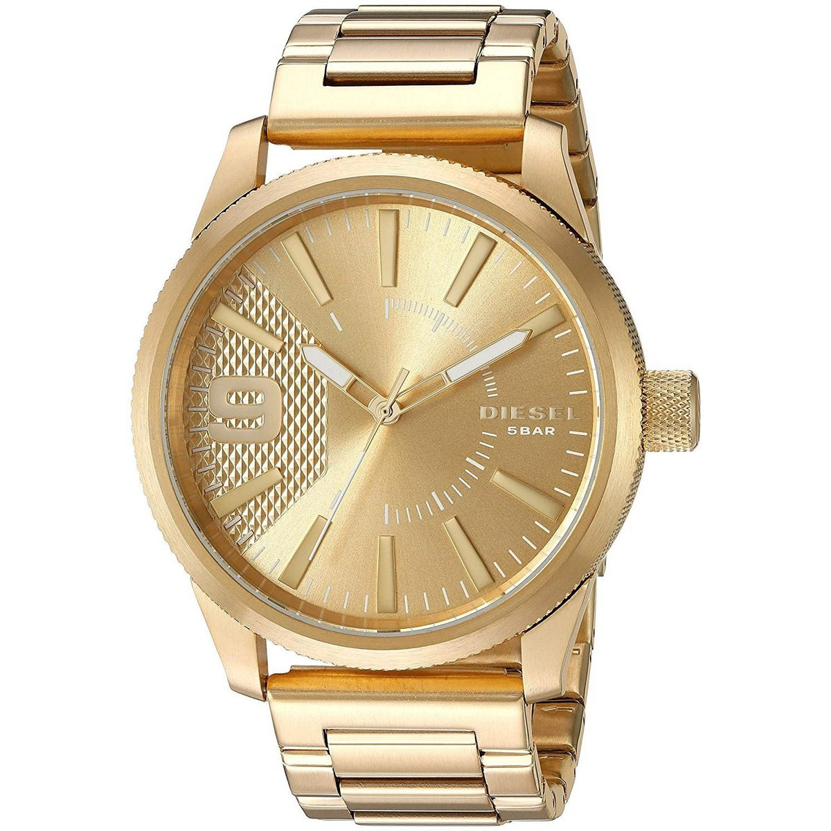 Diesel Men's DZ1761 Rasp Gold-Tone Stainless Steel Watch