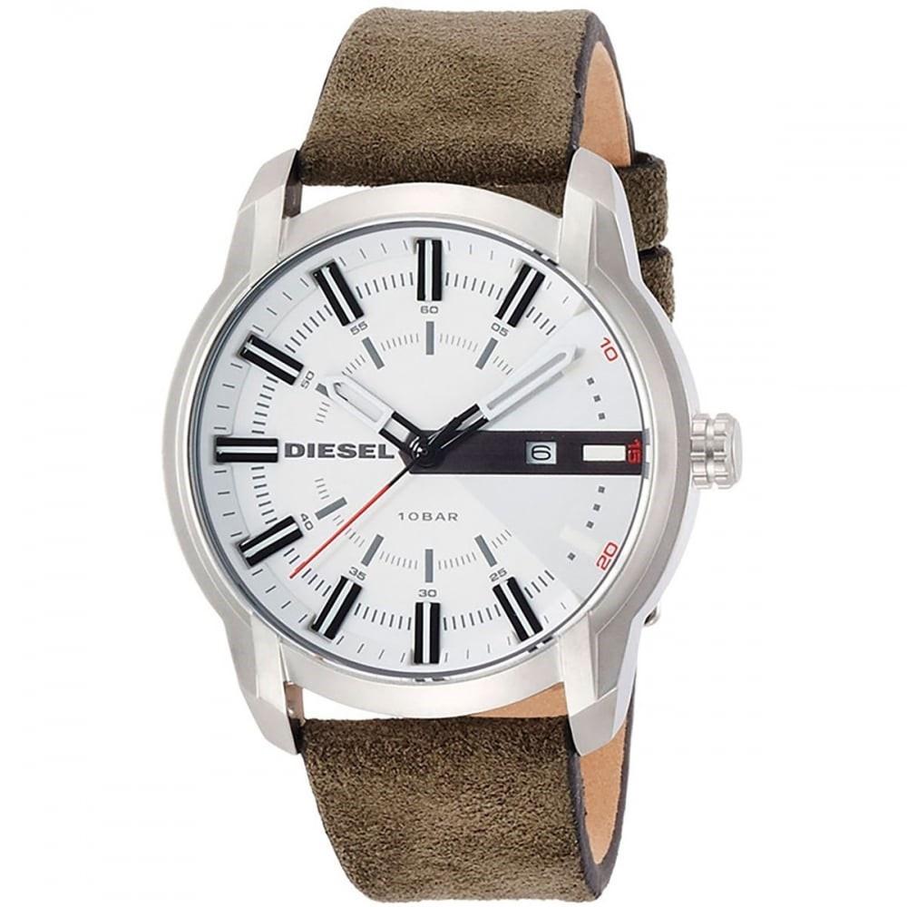 Diesel Men's DZ1781 Armbar Brown Leather Watch