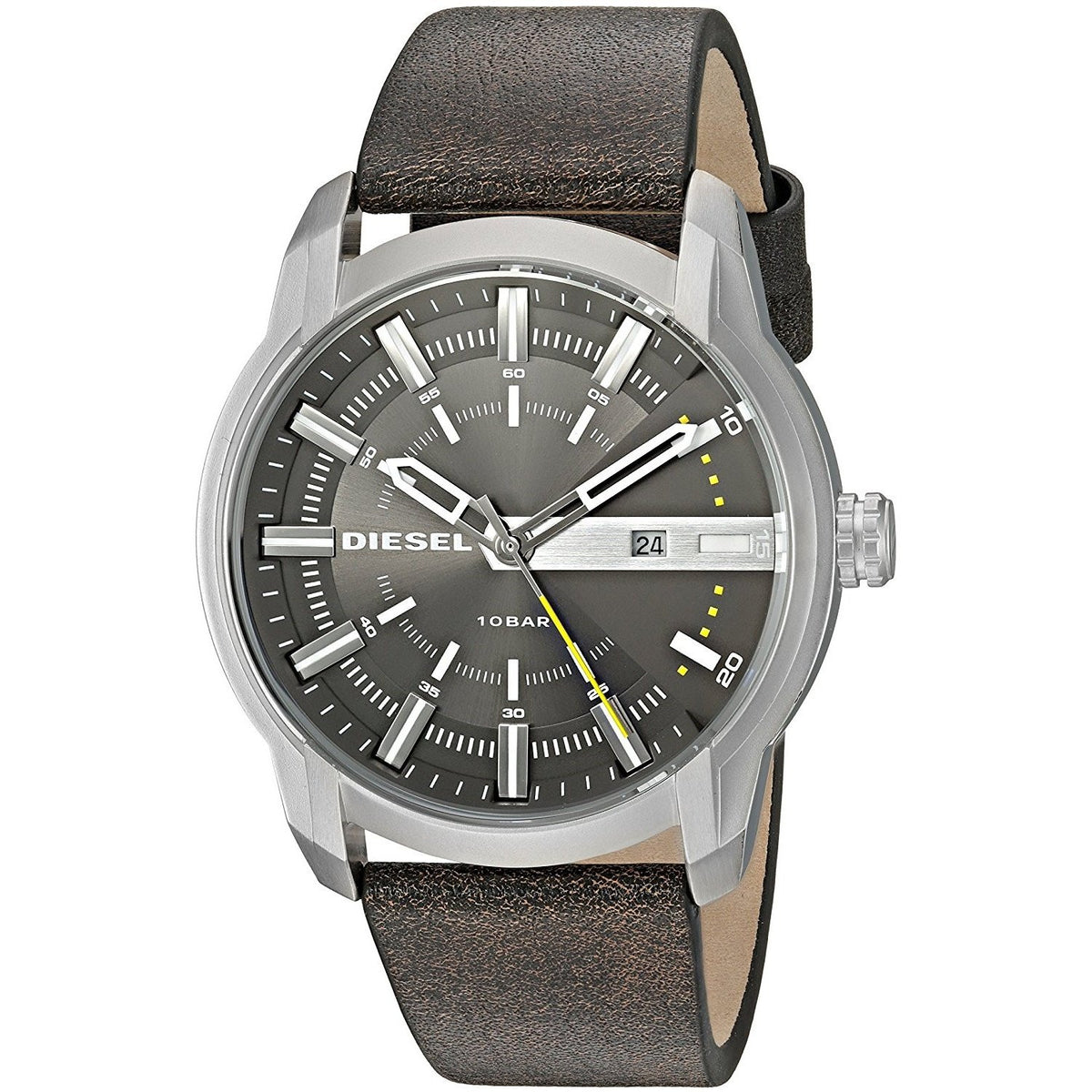 Diesel Men's DZ1782 Armbar Brown Leather Watch