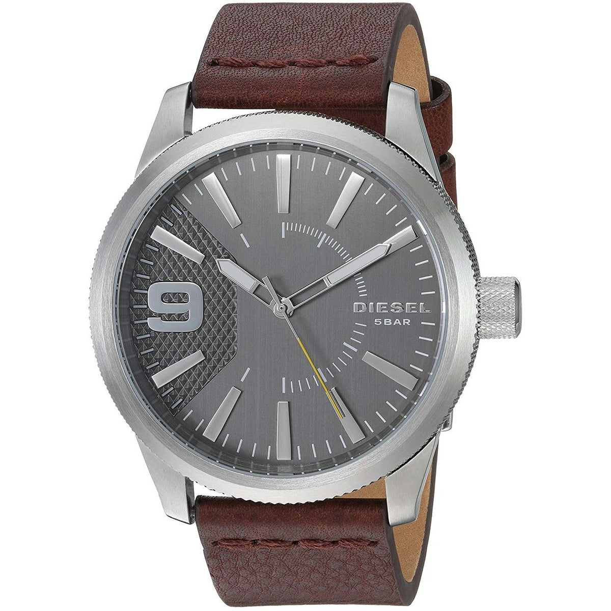 Diesel Men's DZ1802 Rasp Brown Leather Watch