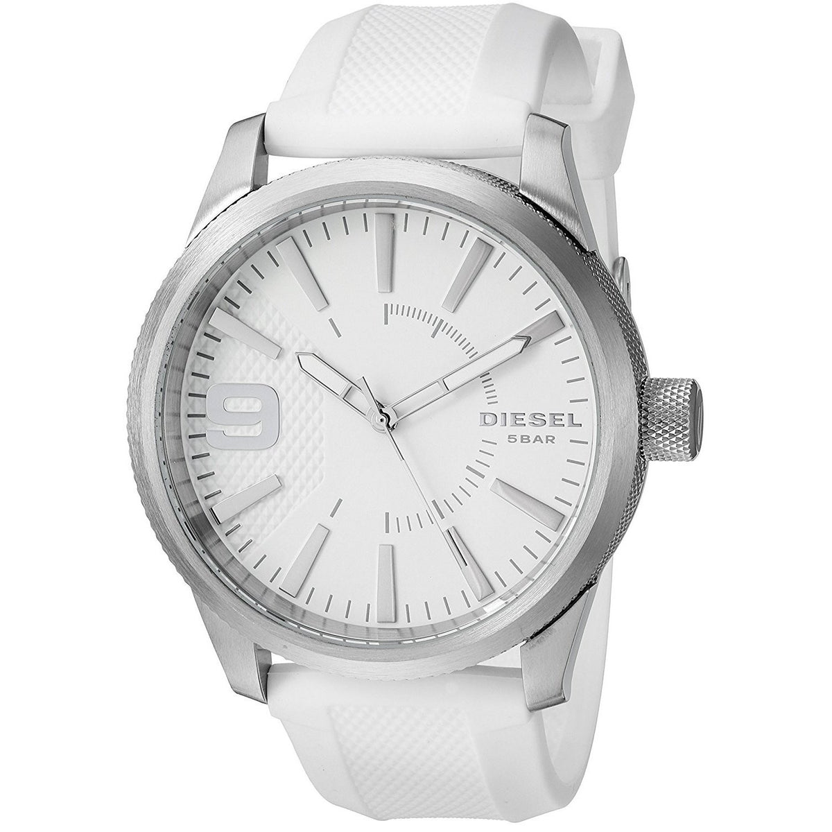 Diesel Men's DZ1805 Rasp White Silicone Watch