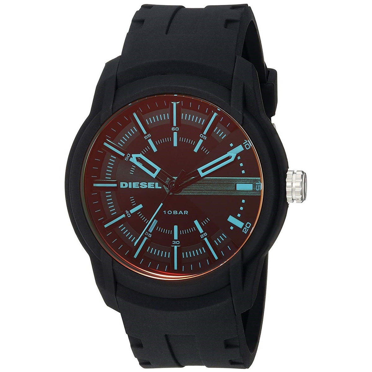 Diesel Men's DZ1819 Armbar Black Silicone Watch