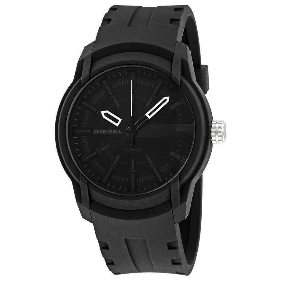 Diesel Men's DZ1830 Armbar Black Silicone Watch