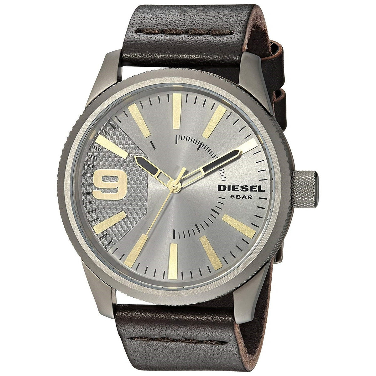 Diesel Men's DZ1843 Rasp Brown Leather Watch