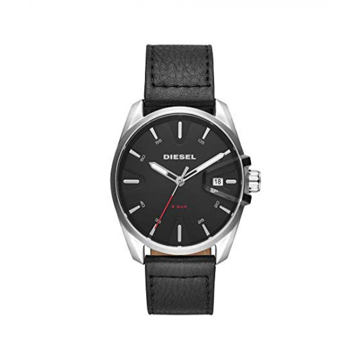 Diesel Men's DZ1862 MS9 Black Leather Watch