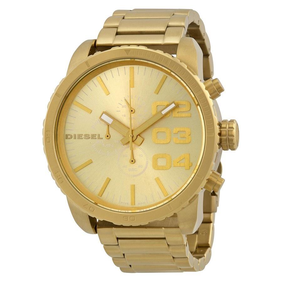 Diesel Men's DZ4268 51 Series Chronograph Gold-Tone Stainless Steel Watch