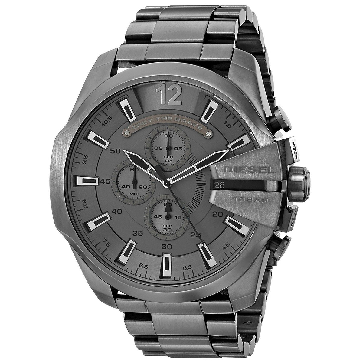 Diesel Men's DZ4282 Mega Chief Chronograph Black Stainless Steel Watch