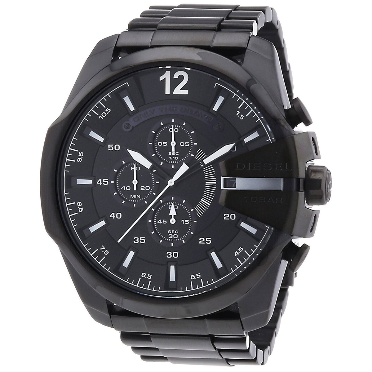 Diesel Men's DZ4283 Mega Chief Chronograph Black Stainless Steel Watch
