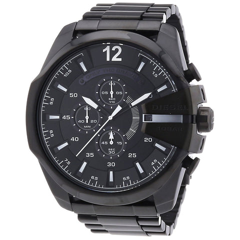 Diesel Men's DZ4283 Mega Chief Chronograph Black Stainless Steel Watch