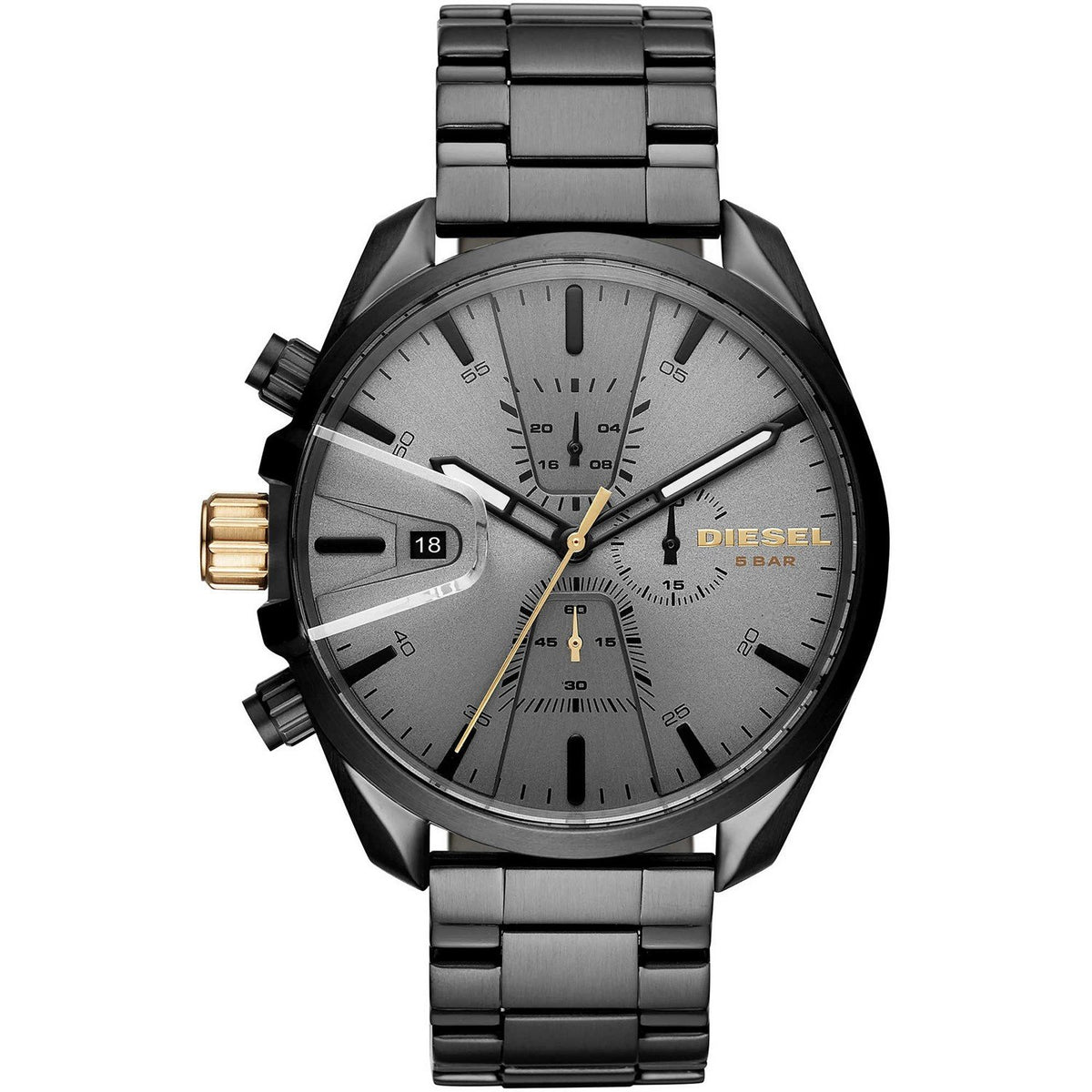Diesel Men's DZ4474 MS9 Chronograph Black Stainless Steel Watch