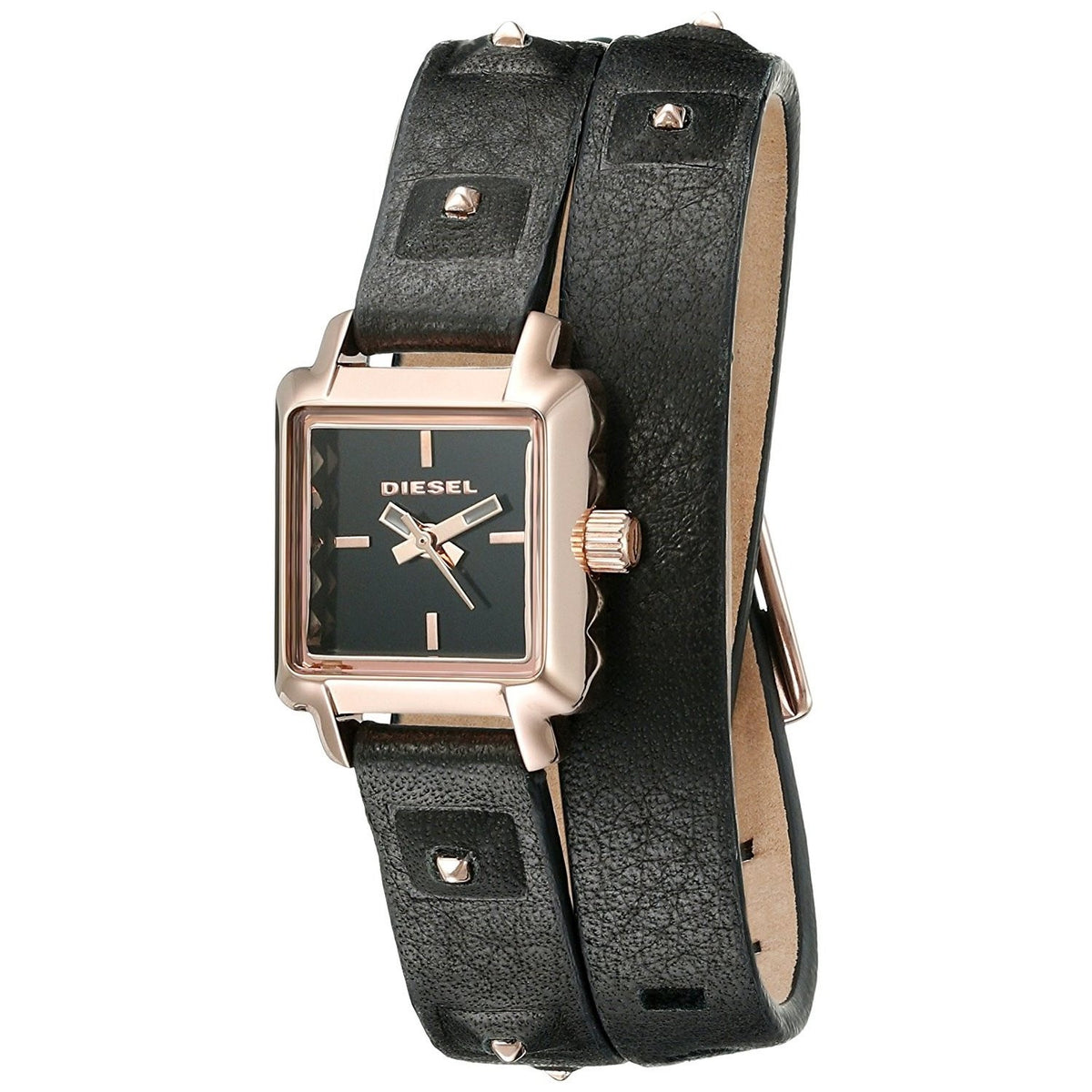 Diesel Women's DZ5480 Ursula Black Leather Watch