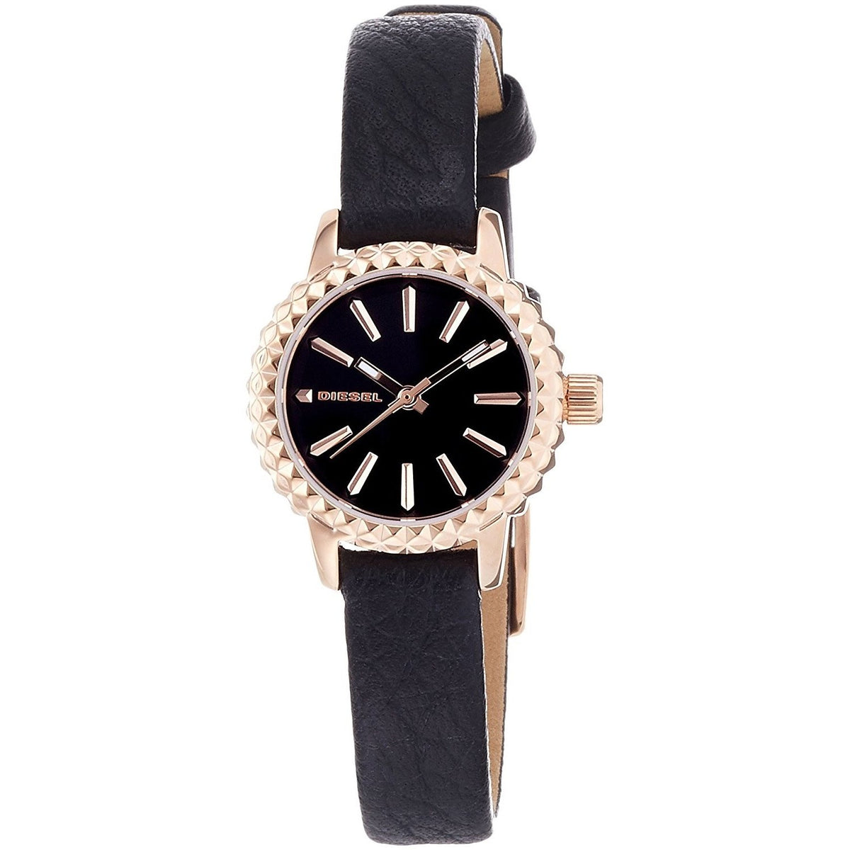 Diesel Women's DZ5498 Timeframe Black Leather Watch