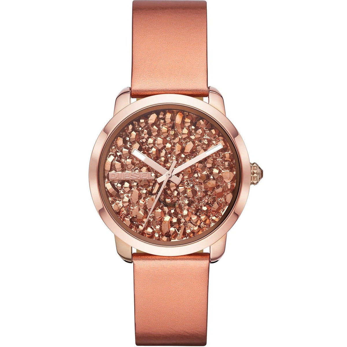 Diesel Women's DZ5583 Flare Rose Gold-Tone Leather Watch