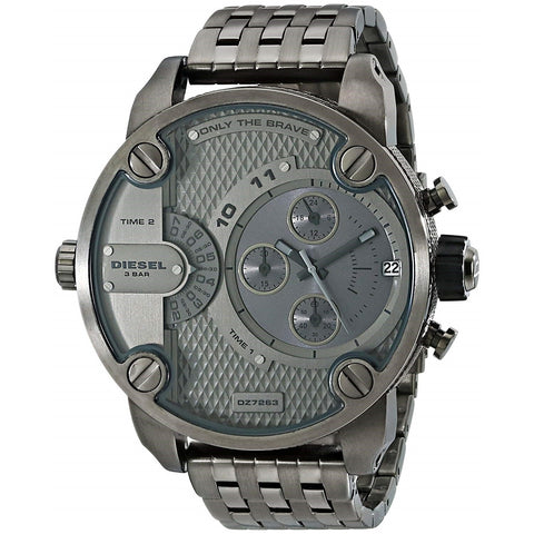 Diesel Men's DZ7263 Only The Brave Chronograph Grey Stainless Steel Watch