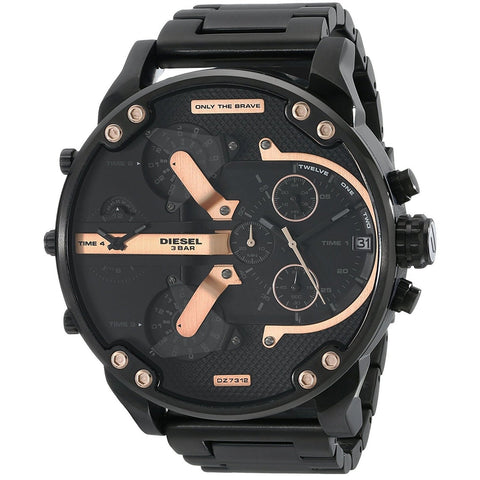 Diesel Men's DZ7312 Mr Daddy 2.0 Chronograph Black Stainless Steel Watch