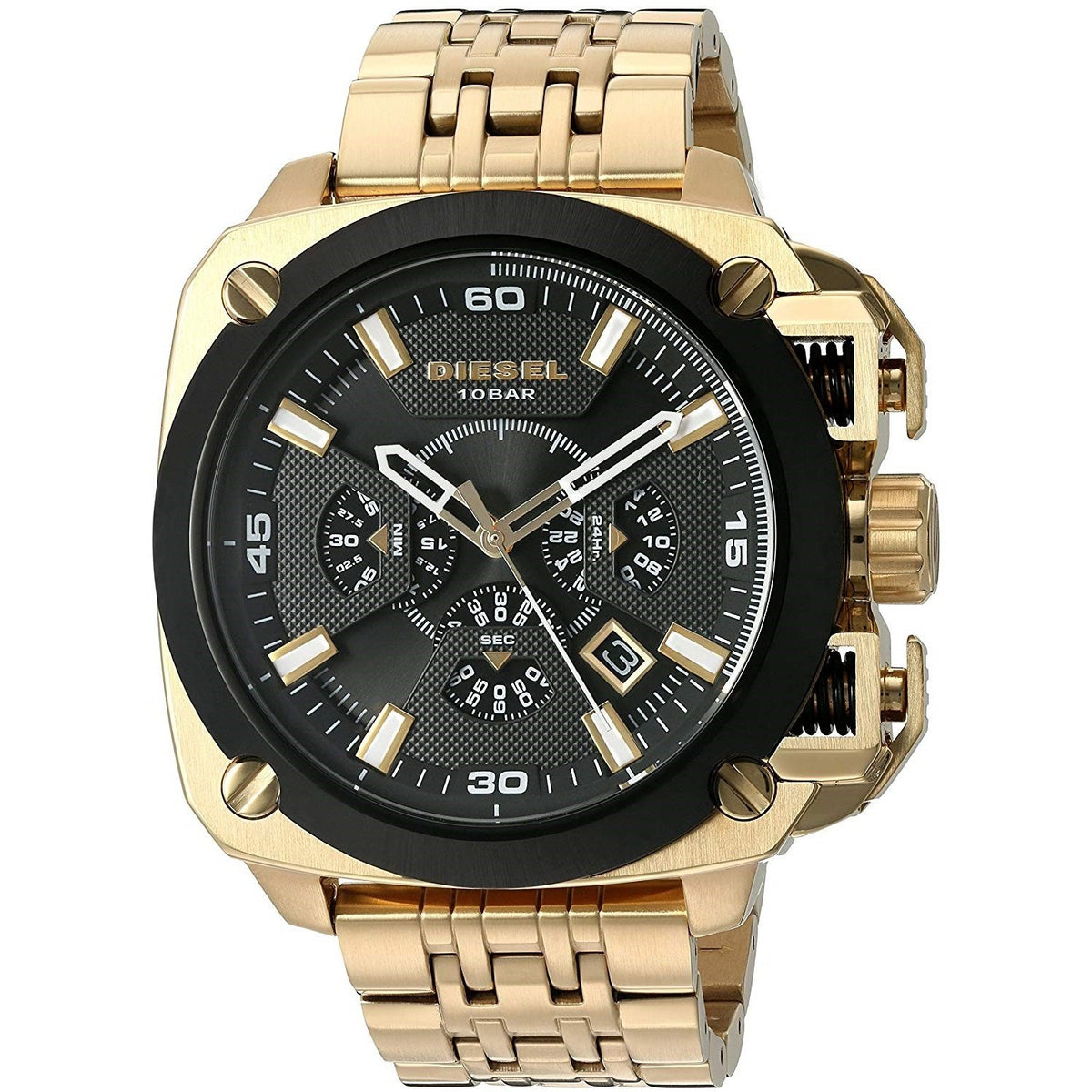 Diesel Men's DZ7378 BAMF Chronograph Gold-tone Stainless Steel Watch
