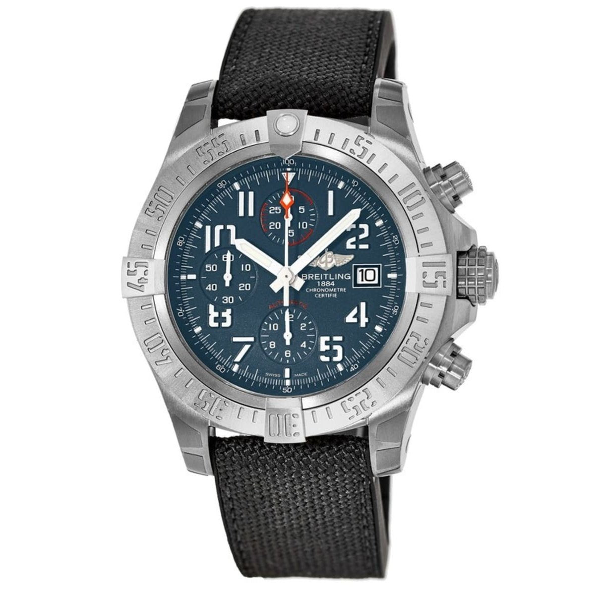 Breitling Men&#39;s E1338310-M536-253S Avenger Bandit Chronograph Grey Canvas and Rubber Watch