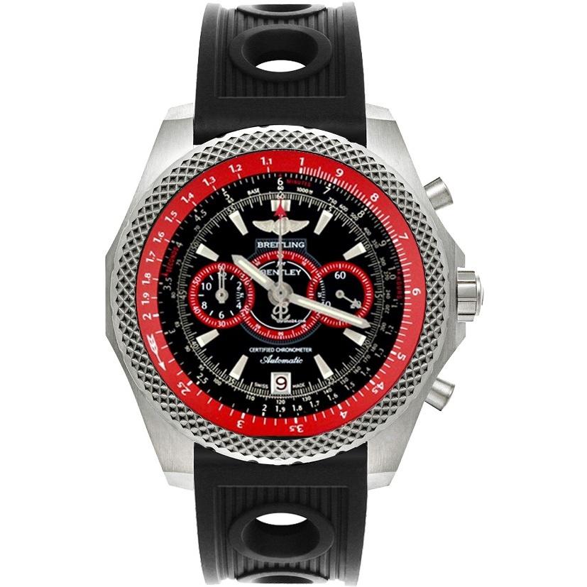 Breitling Men's E2736529-BA62-201S Bentley Supersports Chronograph Black Rubber Watch