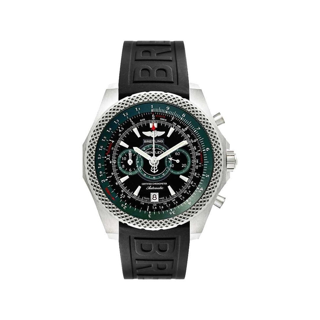 Breitling Men&#39;s E2736536-BB37-155S Bentley Supersports Chronograph Black Rubber Watch