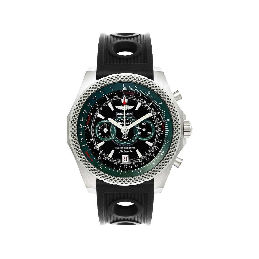 Breitling Men's E2736536-BB37-201S Bentley Supersports Chronograph Black Rubber Watch