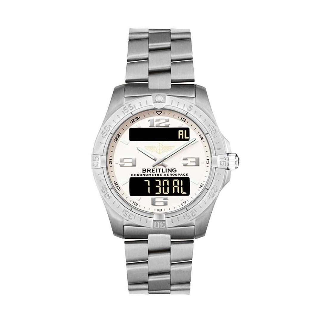 Breitling Men&#39;s E7936210-G606-130E Aerospace Avantage Titanium Watch