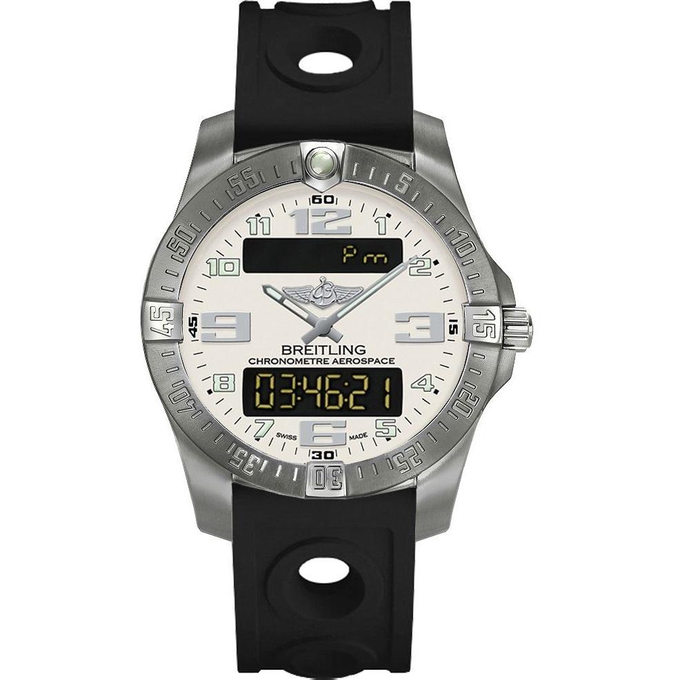 Breitling Men's E793637V-G817-227S Professional Aerospace Evo Black Rubber Watch
