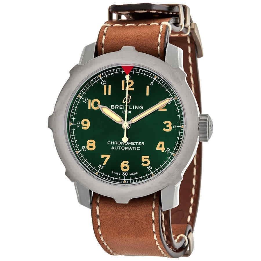 Breitling Men's EB2040101L1X1 Navitimer Super 8 B20 Brown Leather Watch