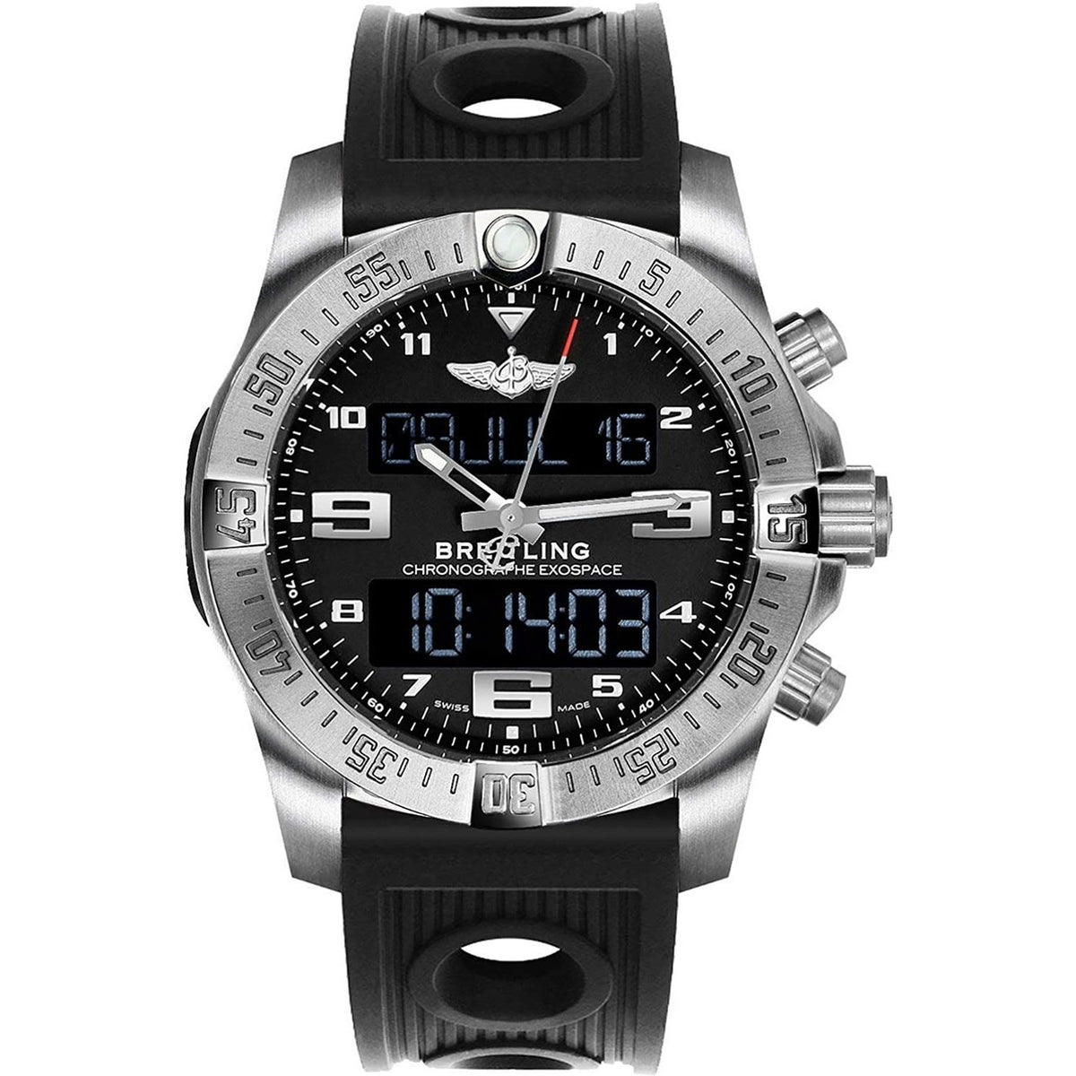 Breitling Men&#39;s EB5510H1-BE79-201S Exospace  Black Rubber Watch