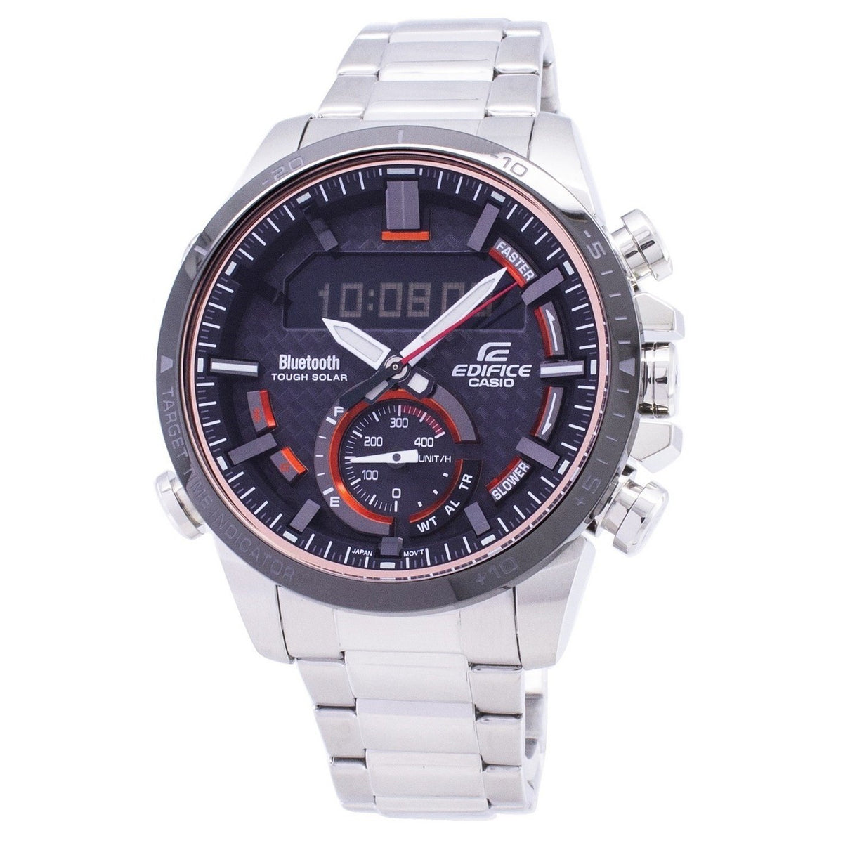 Casio Men's ECB800DB-1A Edifice Stainless Steel Watch