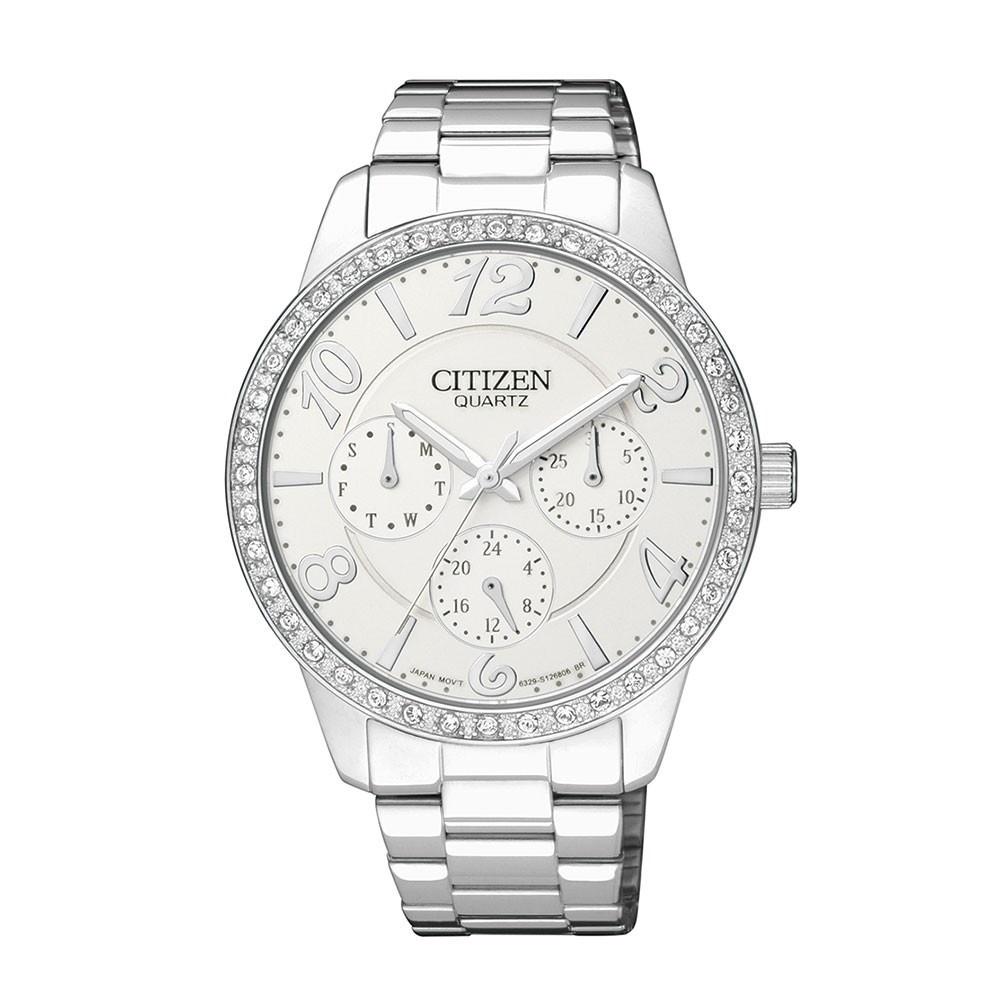 Citizen Women&#39;s ED8120-54A Chronograph Stainless Steel Watch