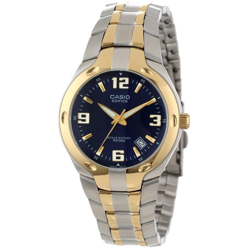 Casio Men&#39;s EF-106SG-2AV Classic Two-Tone Stainless Steel Watch