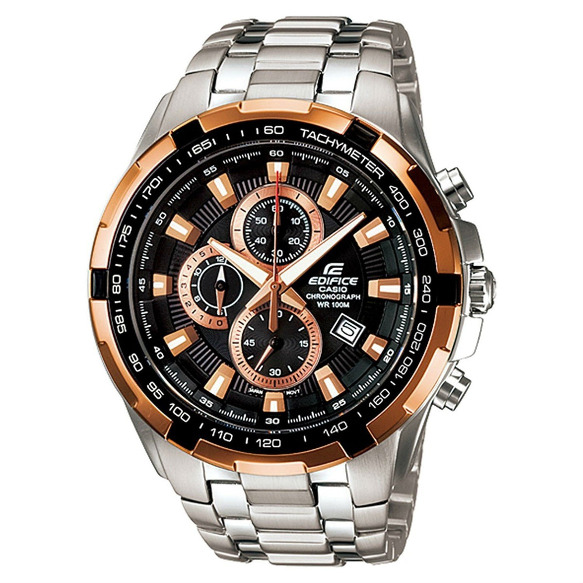 Casio Men's EF539D-1A5 Edifice Chronograph Stainless Steel Watch