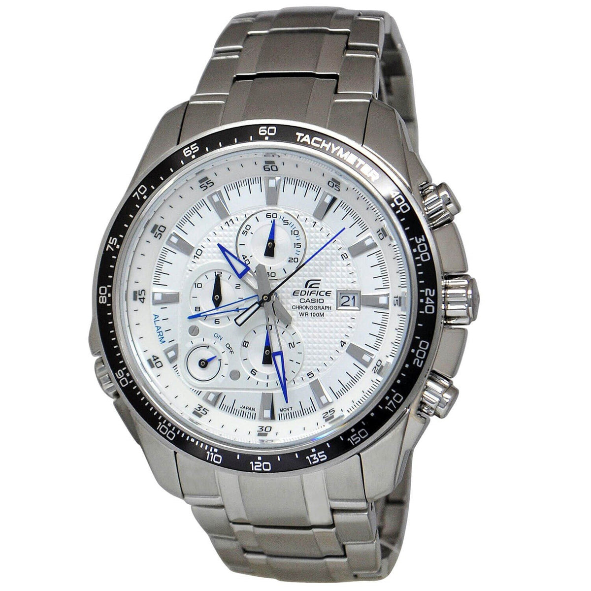Casio Men's EF545D-7A Edifice Chronograph Stainless Steel Watch