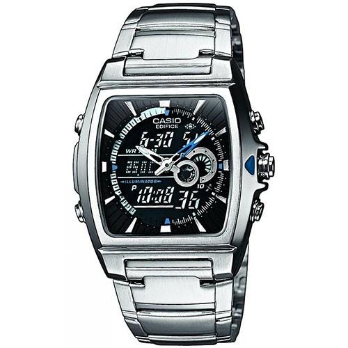 Casio Men&#39;s EFA-120D-1A Ana-Digi Analog-Digital Stainless Steel Watch