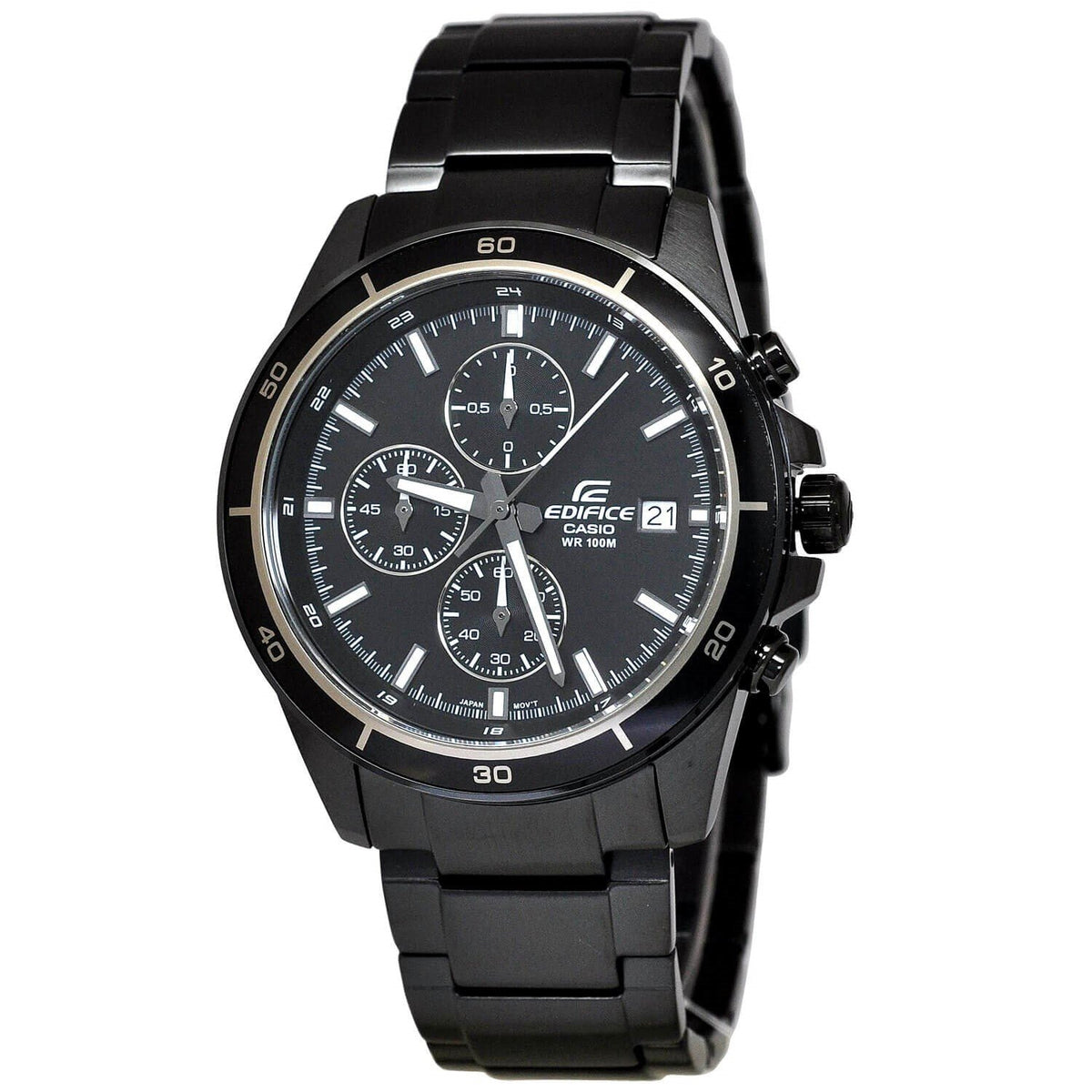 Casio Men's EFR526BK-1A1 Edifice Chronograph Black Stainless Steel Watch