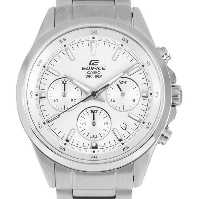 Casio Men s EFR527D 7A Edifice White Watch