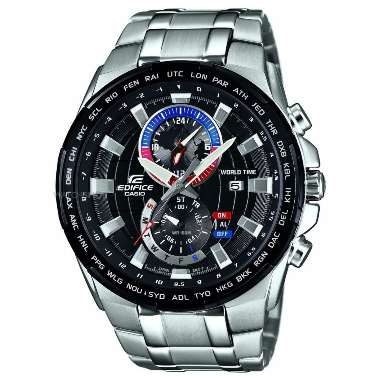 Casio Men s EFR550D 1A Edifice Chronograph Stainless Steel Watch