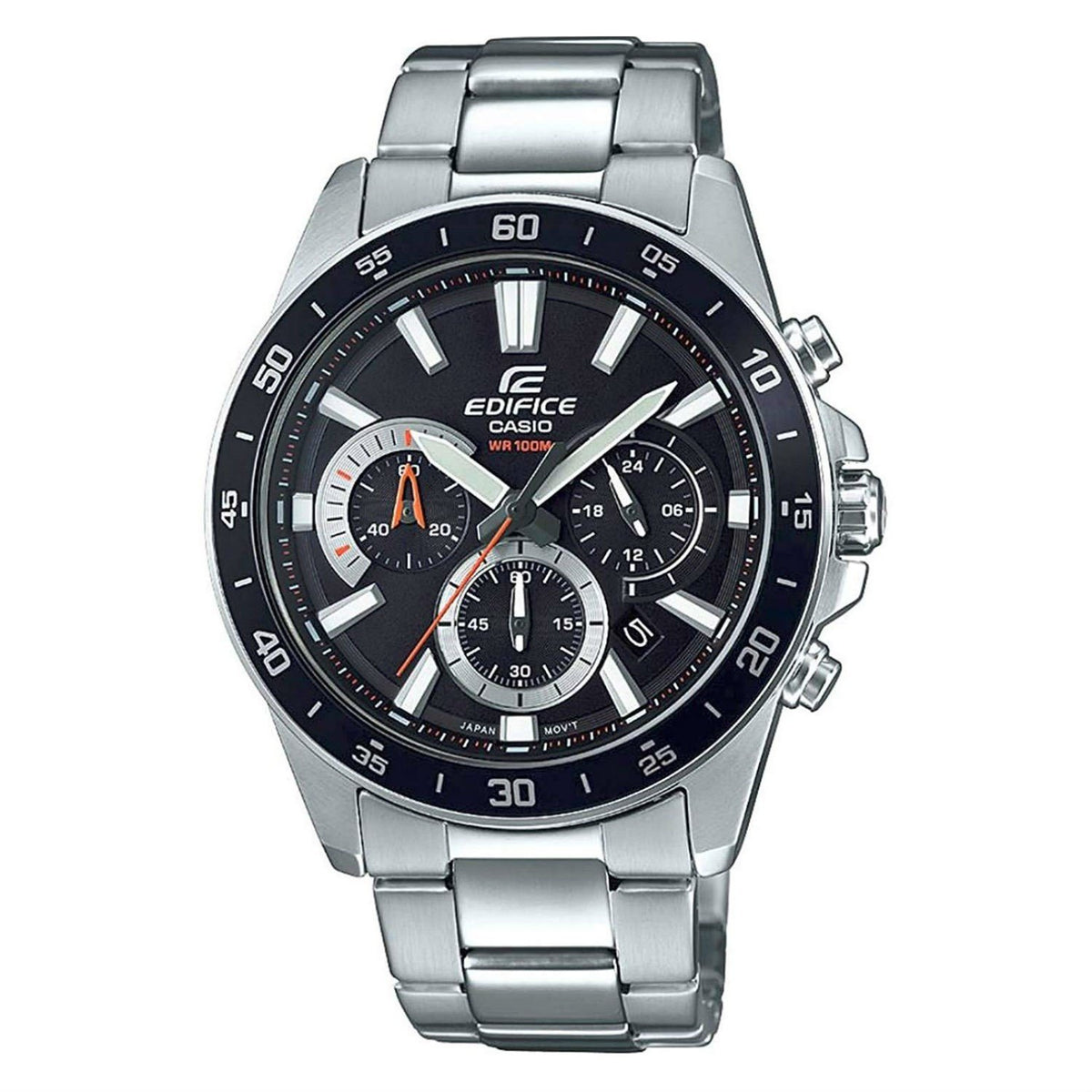 Casio Men's EFV570D-1A Edifice Chronograph Stainless Steel Watch