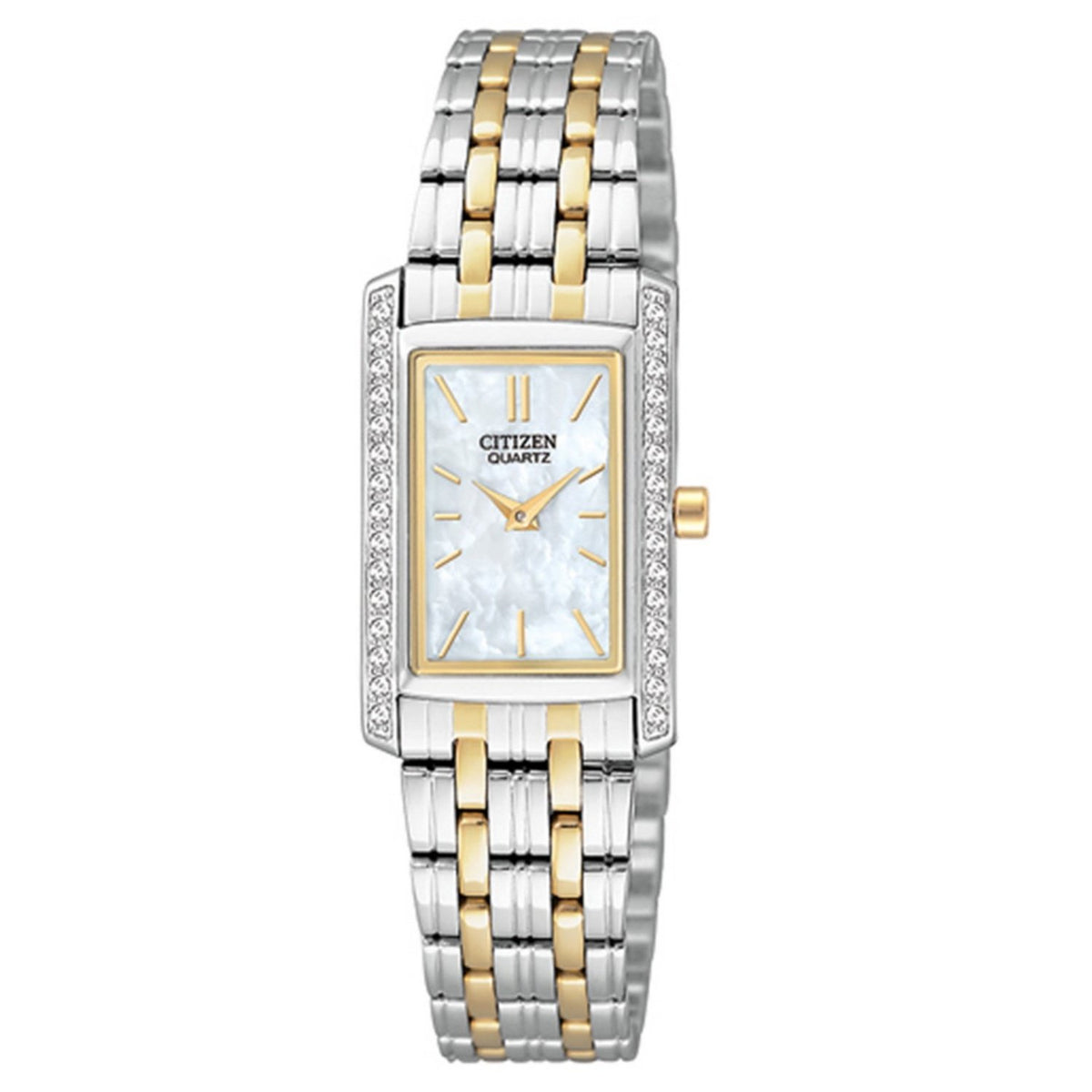 Citizen Women&#39;s EK1124-54D Crystal Two-Tone Stainless Steel Watch