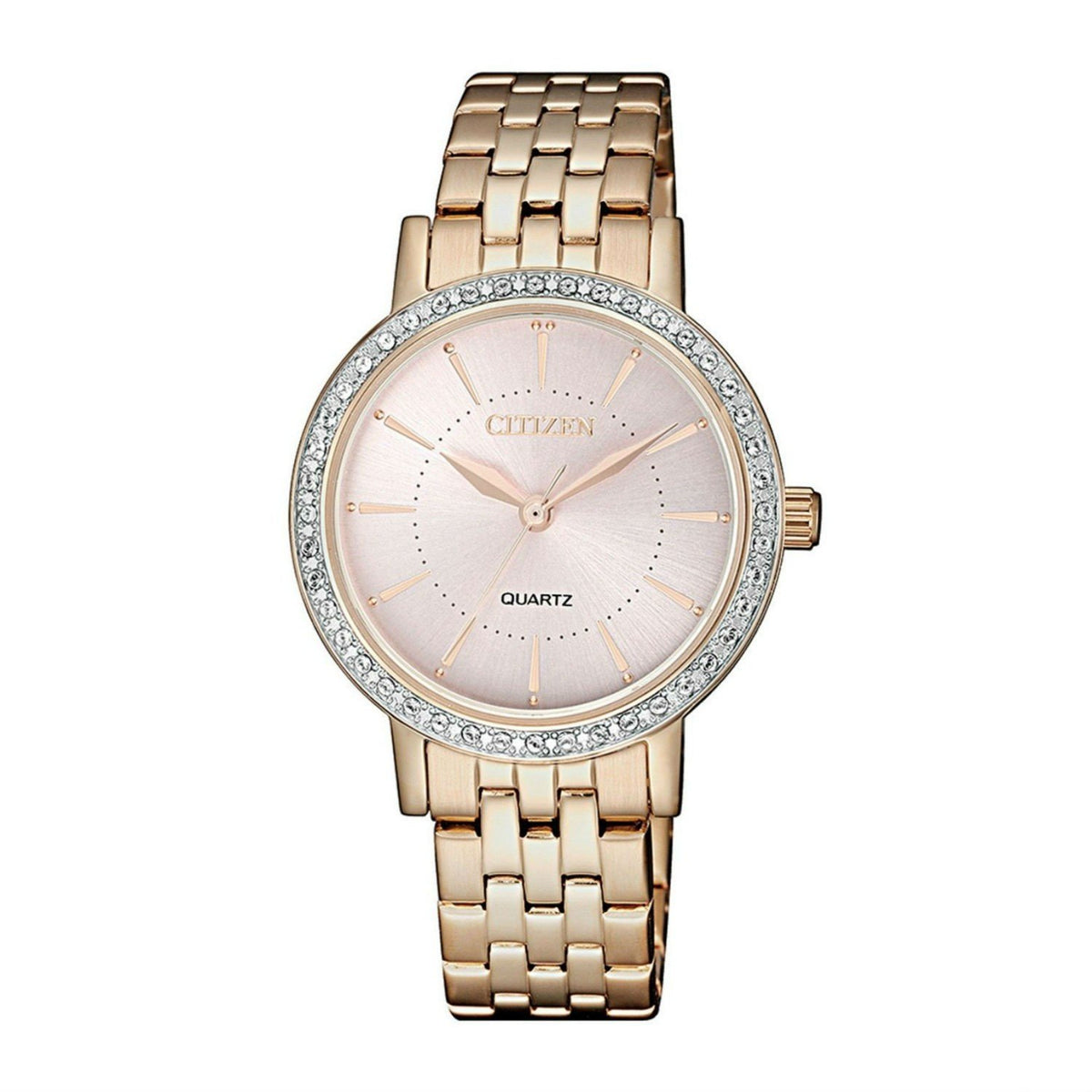 Citizen Women's EL3043-81X Elegance Rose Gold-Tone Stainless Steel Watch