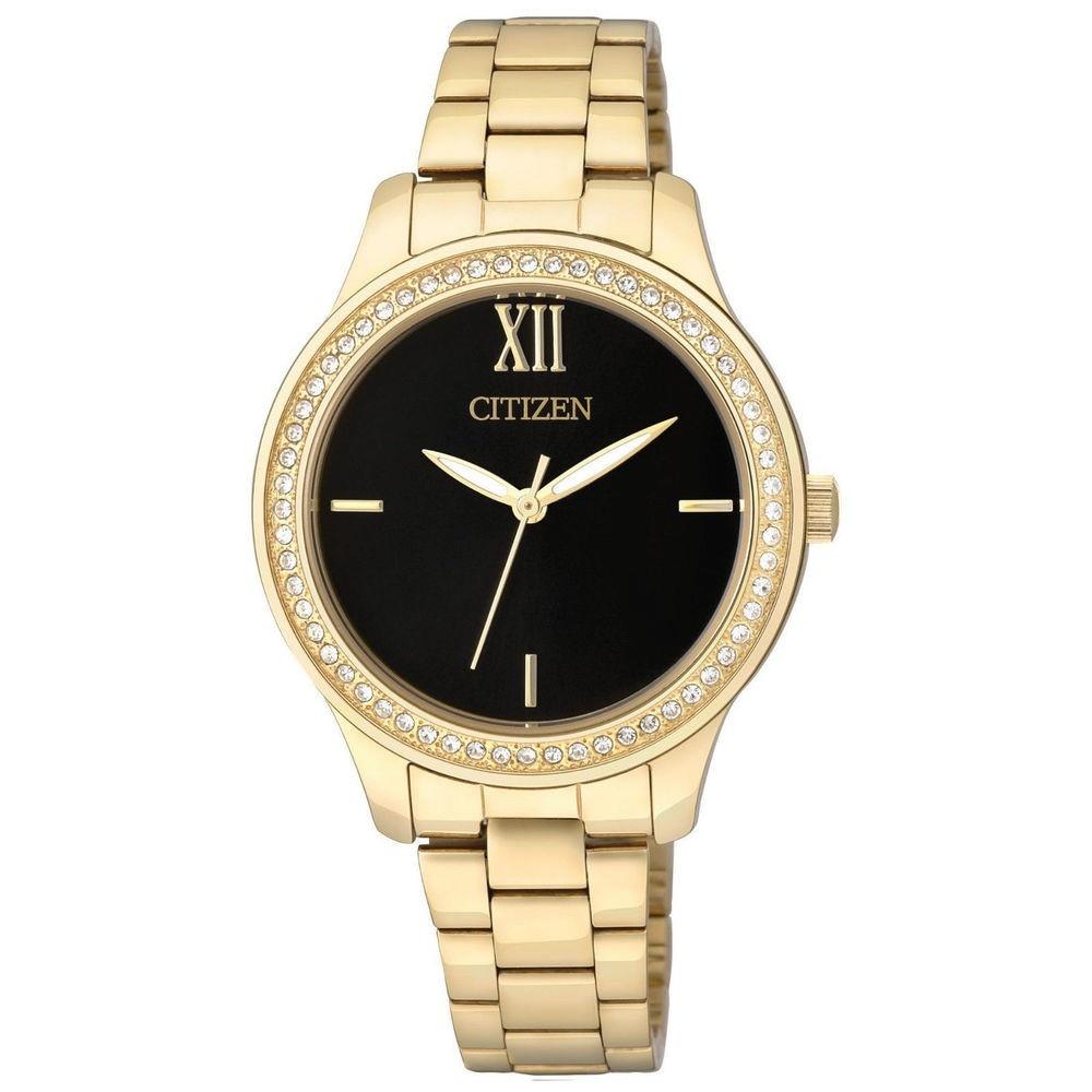 Citizen Women&#39;s EL3088-59E Citizen Quartz Gold-Tone Stainless Steel Watch