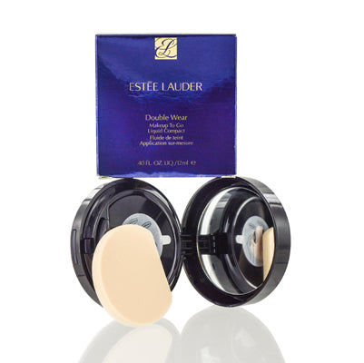 Estee Lauder Double Wear Maekup To Go Liquid Compact 1W2 Sand .4 Oz Sl. Damaged YPWN-36