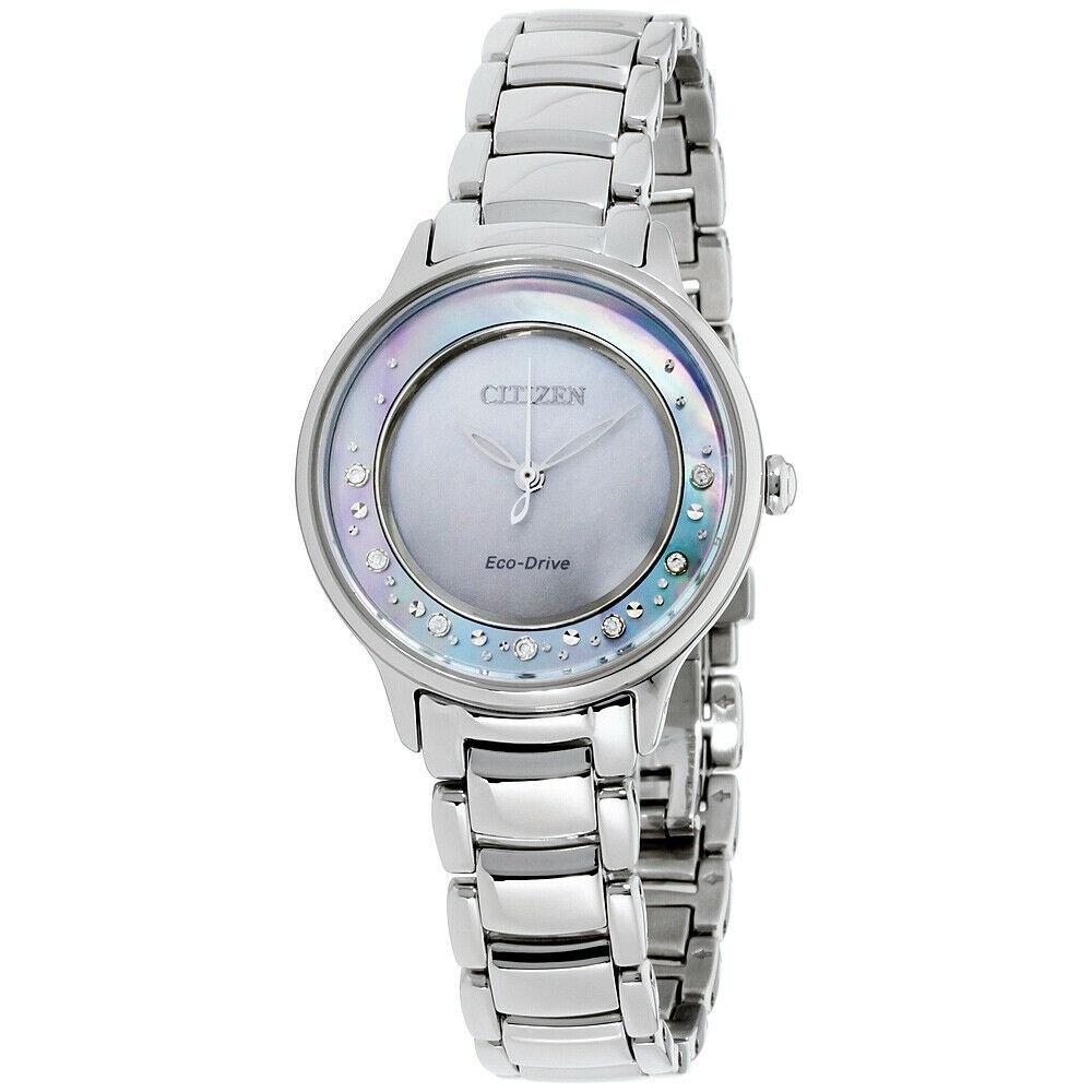 Citizen Women&#39;s EM0380-81N Circle Of Time Stainless Steel Watch