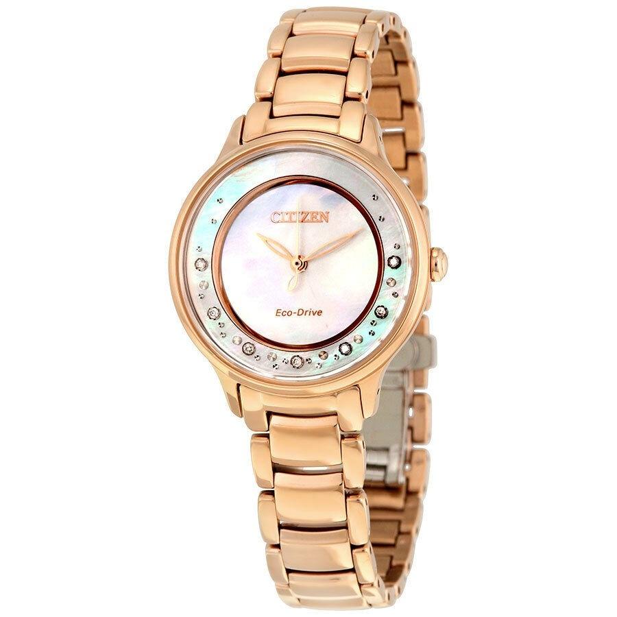 Citizen Women&#39;s EM0382-86D Circle of Time Rose Gold-Tone Stainless Steel Watch