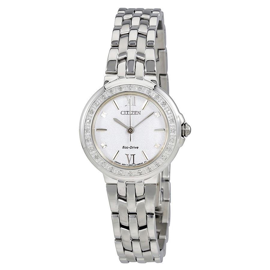 Citizen Women&#39;s EM0440-57A Diamond Stainless Steel Watch