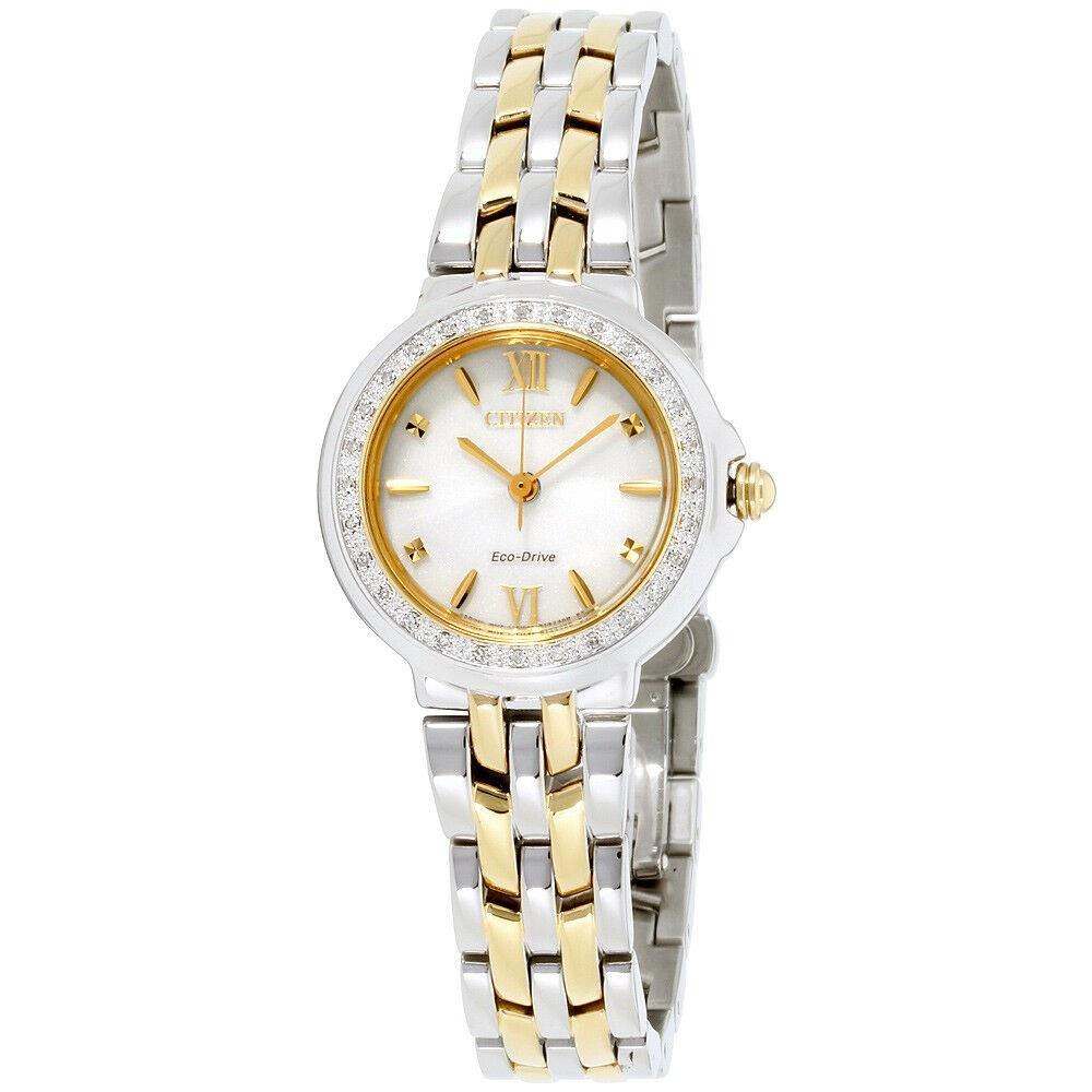Citizen Women&#39;s EM0444-56A Silhouette Two-Tone Stainless Steel Watch